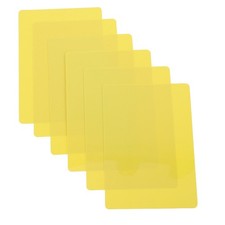  6 Pcs Pvc Plastic Labels Dash