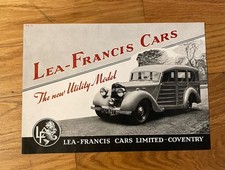 Lea Francis Utility Vehicle Brochure