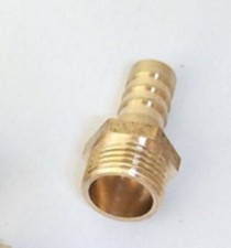 8mm 10mm 12mm 14mm 16mm Hose Barb 3/8" BSP Male Straight Brass Fitting Union M