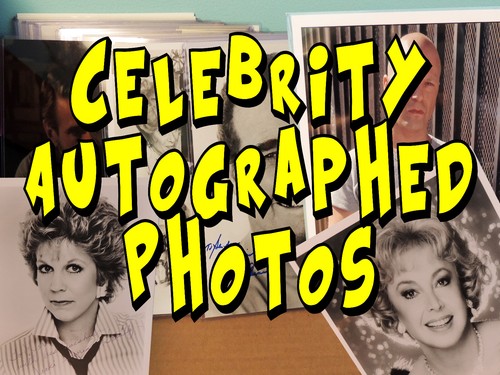 Celebrity signed photos - celebrity,