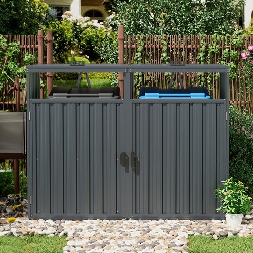 Double wheelie bin - wheelie, storage
