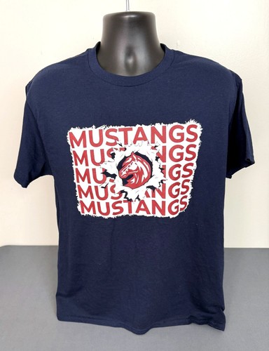 Mustangs shirt size large - size,