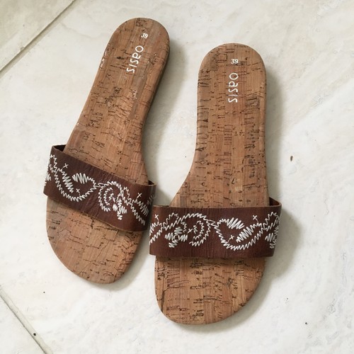 Ladies oasis cork - cork, sole