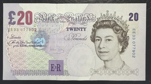Old twenty pound - twenty, note