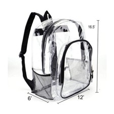 Clear Backpack Water Resistant