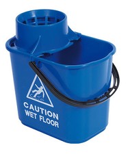 Blue  15 Litre Professional Bucket with High Profile Wringer  by Robert Scott