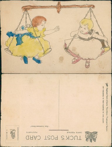 Tucks paintbox postcard - tucks, series