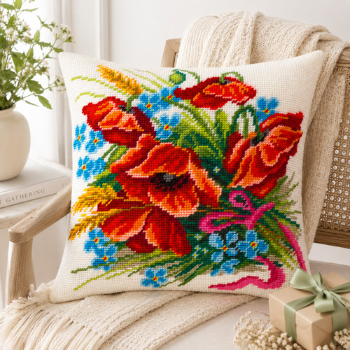 Diy needlepoint pillow kit - diy,