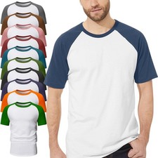 Mens Raglan Short Sleeve