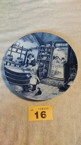 Delft blue decorative tile - delft,