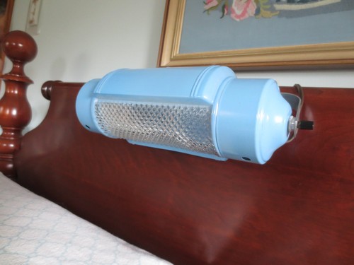 Vintage blue glass bed - vintage,