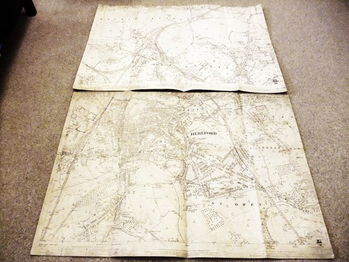 Herefordshire old map plan