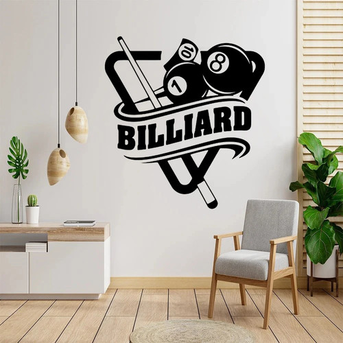 Billiards snooker vinyl wall - snooker,
