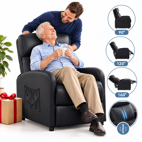 Push back recliner - back, chair