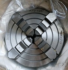 ONE MERRY 5" 4 Jaw Lathe Independent Chuck K72-125 125mm Reversible Jaws