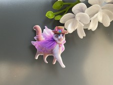 Pretty Acrylic Cat Brooch