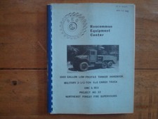 1986 GMC & REO Military 2 1/2 Ton 6X6 Cargo 1000Gallon Low Profile Tanker Handbo