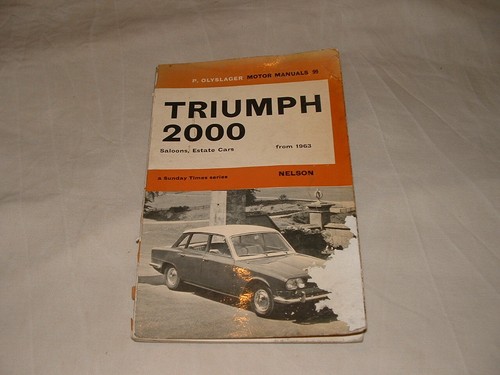 Triumph 2000 service repair - 2000,