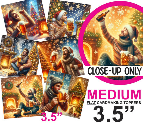Christmas card toppers - christmas,