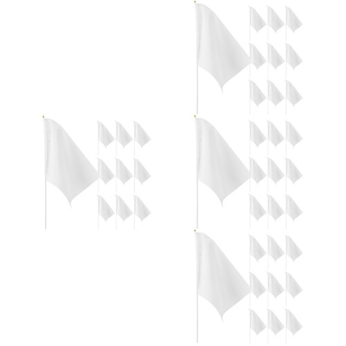 40pcs reusable white handheld - 40pcs,