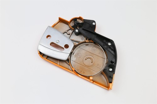 Chain brake clutch side cover - clutch,