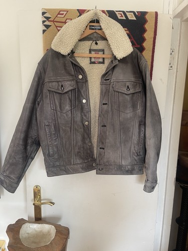 Levi leather trucker - levi’s,