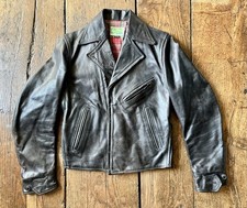 LEVI'S LVC × AERO VINTAGE 1950s RUFF N READY HORSEHIDE MOTORCYCLE LEATHER JACKET