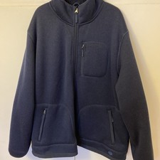 M&S Mens Navy Fleece Jacket -