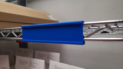 Metro shelving label clips - 6",