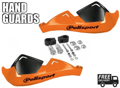 Motorcycle orange handguards - orange,