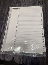 Impega 1/31 Subject Dividers.  D1