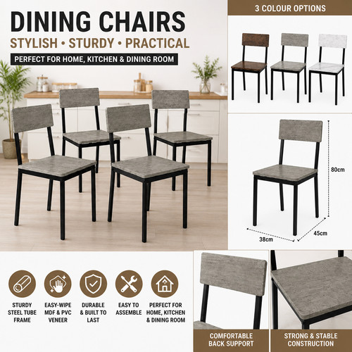 Set dining chairs - set, 4