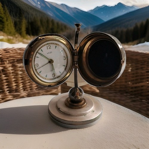 Art deco style desktop - style, clock