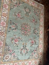Large Antique Handwoven Rug, 2.8 X 2m