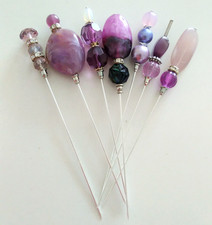 Vintage Bead Hat Pins Lot