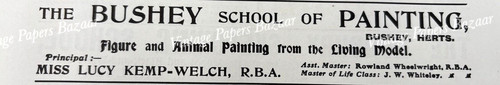 Bushey school painting - bushey, herts