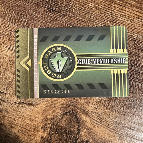 Robot wars club membership - robot,