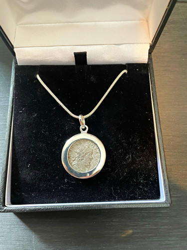 Roman postumus 265 - ad, silver