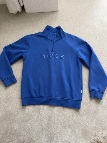 Nicce blue zip sweatshirt - zip,