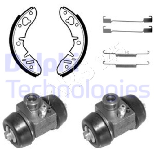 Brake shoe set delphi fits - set,