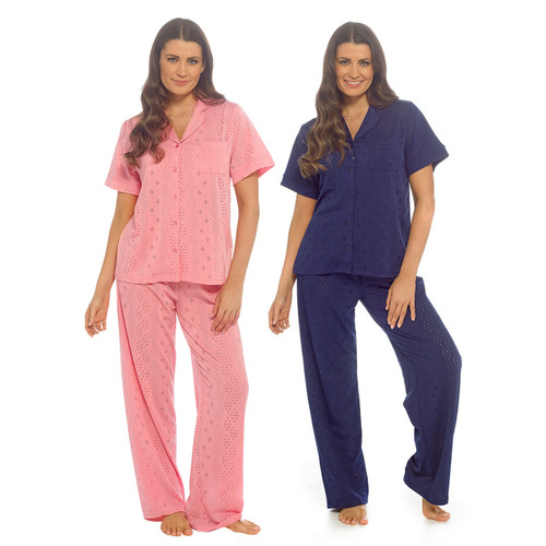 Ladies pyjama set - set, broderie