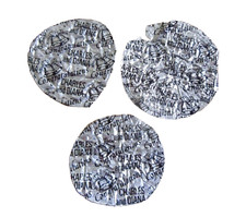 3 x Charles and Diana Wedding 1981 Foil Milk Bottle Top Vintage