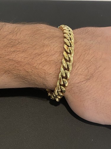 10mm miami cuban link bracelet - miami,