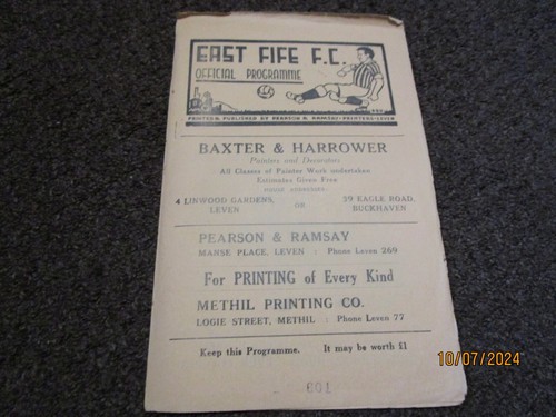 East fife stranraer - ,