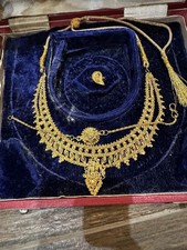 Necklace With Bracelet and Ring- Indian Costume Jewellery