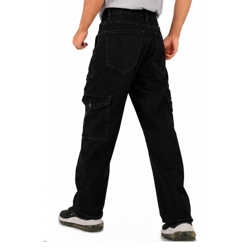 Black men cargo combat - men's,
