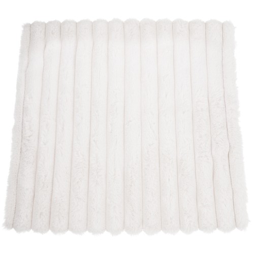Soft white throw pillow - throw, cover
