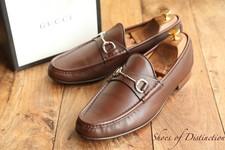 Gucci Brown Grain Leather