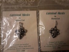 Hantel Pewter Carnival Mask