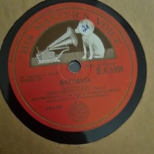 78 rpm BENIAMINO GIGLI torna a surriento / mattinata HMV D.A. 1454